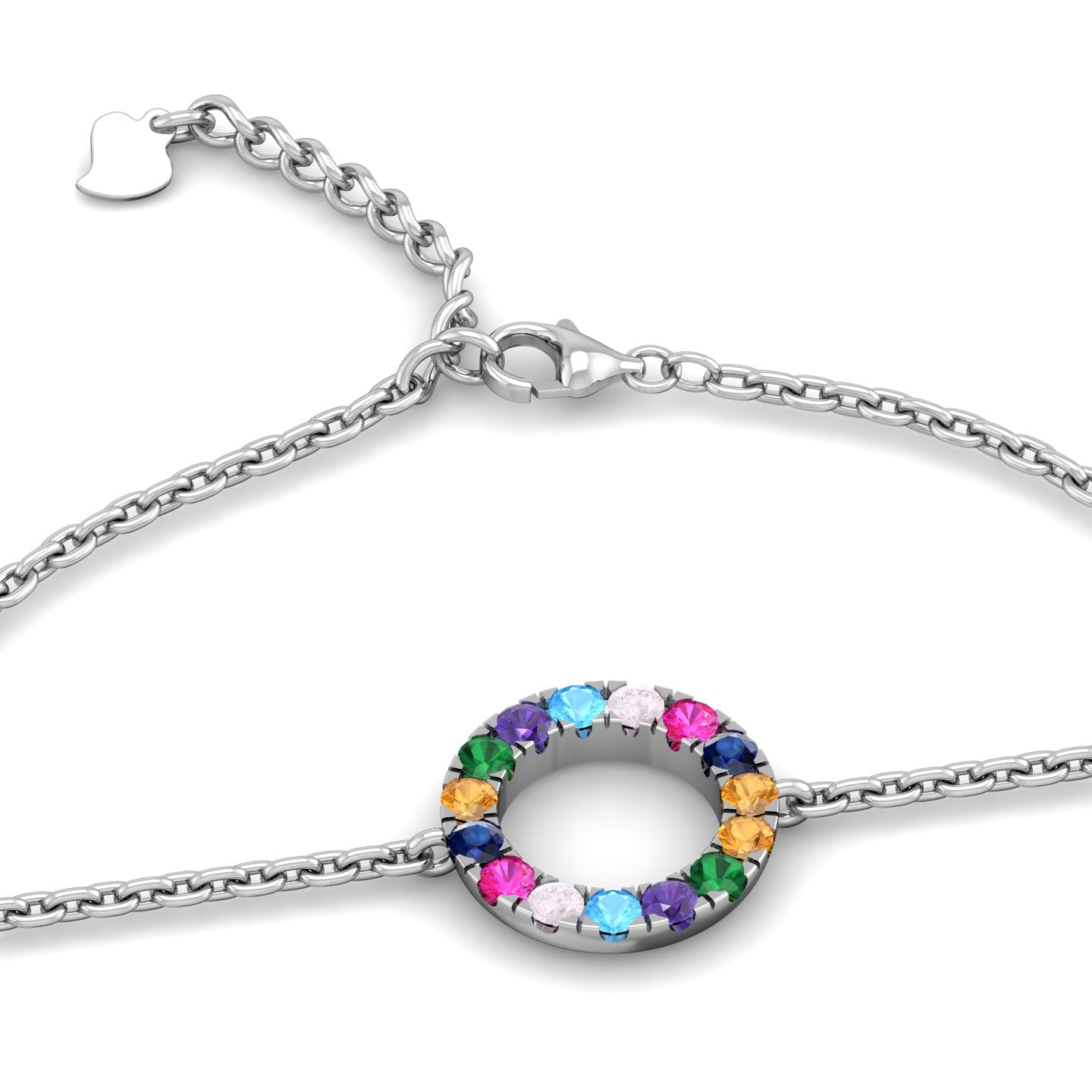 Rainbow Sapphire Bracelet