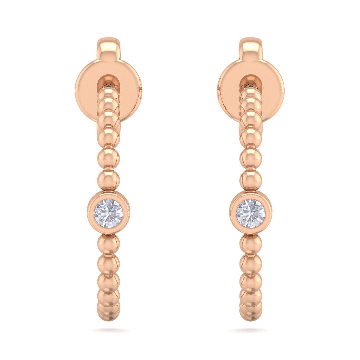 Mini Ball Hoop Earrings