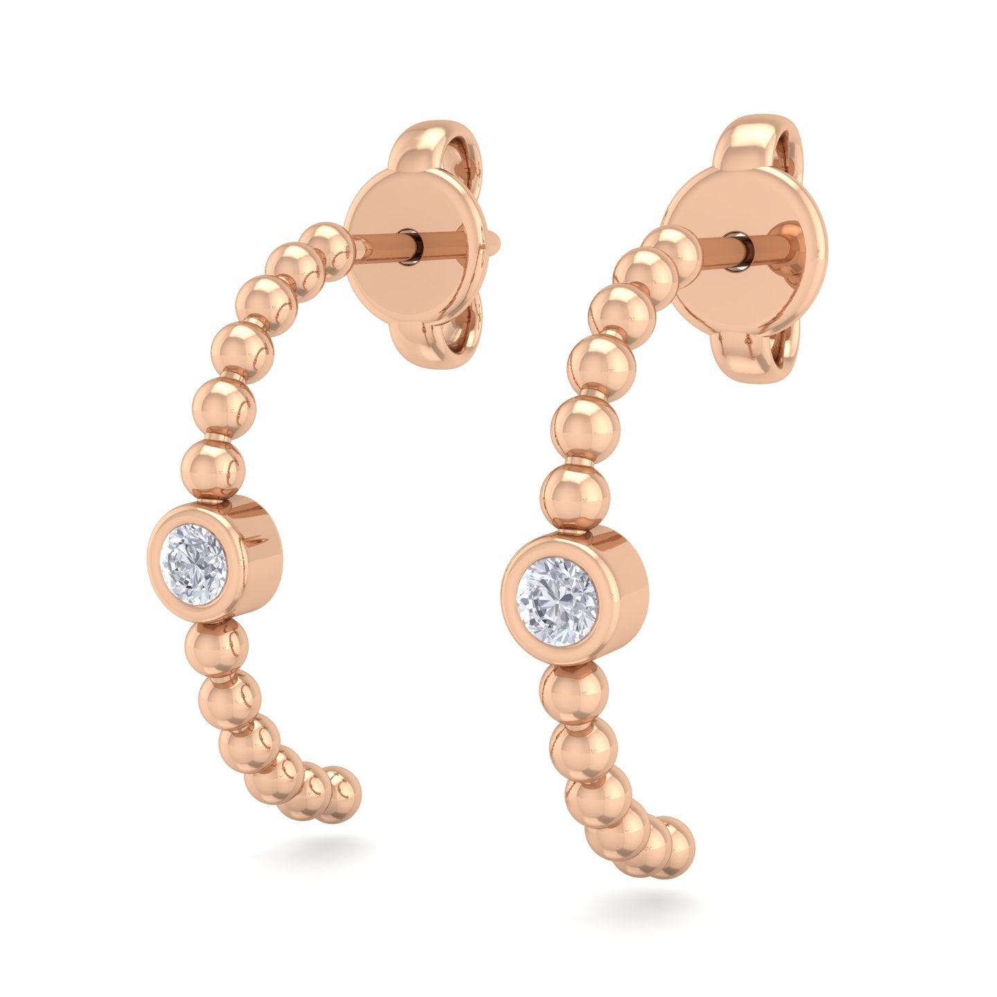Mini Ball Hoop Earrings
