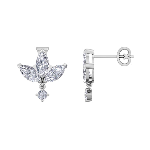 Lotus Stud Earrings
