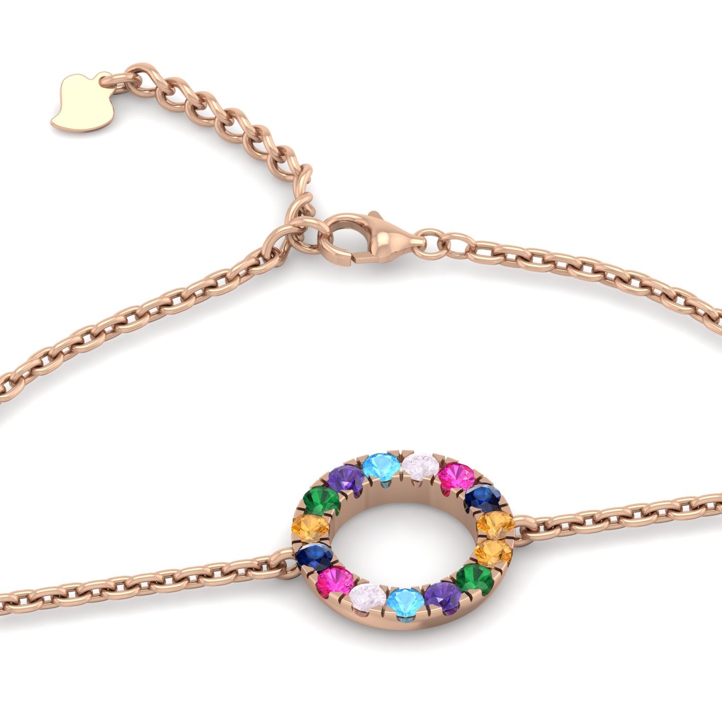 Rainbow Sapphire Bracelet