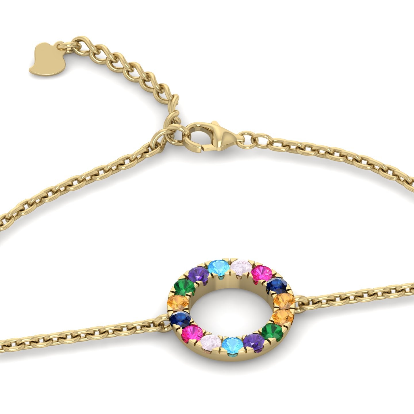 Rainbow Sapphire Bracelet