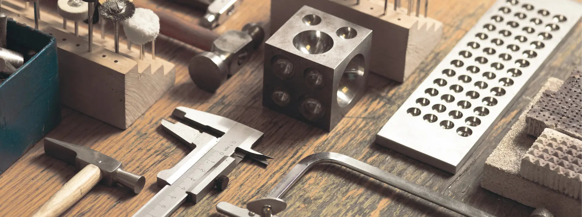 Jeweller's Workshop with repair and creation equipment