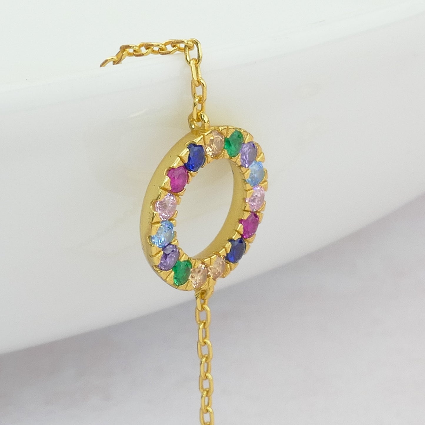 Rainbow Sapphire Bracelet