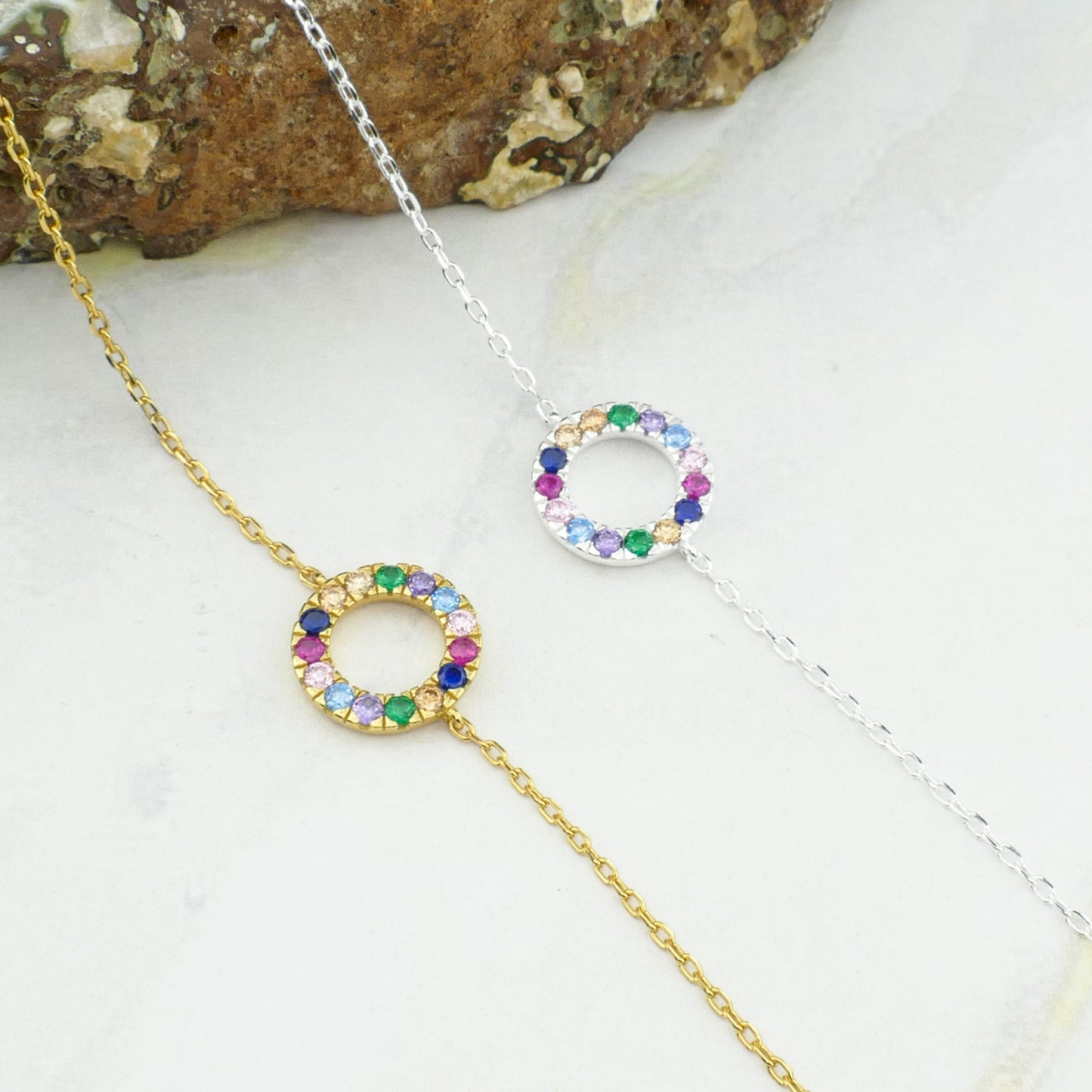 Rainbow Sapphire Bracelet