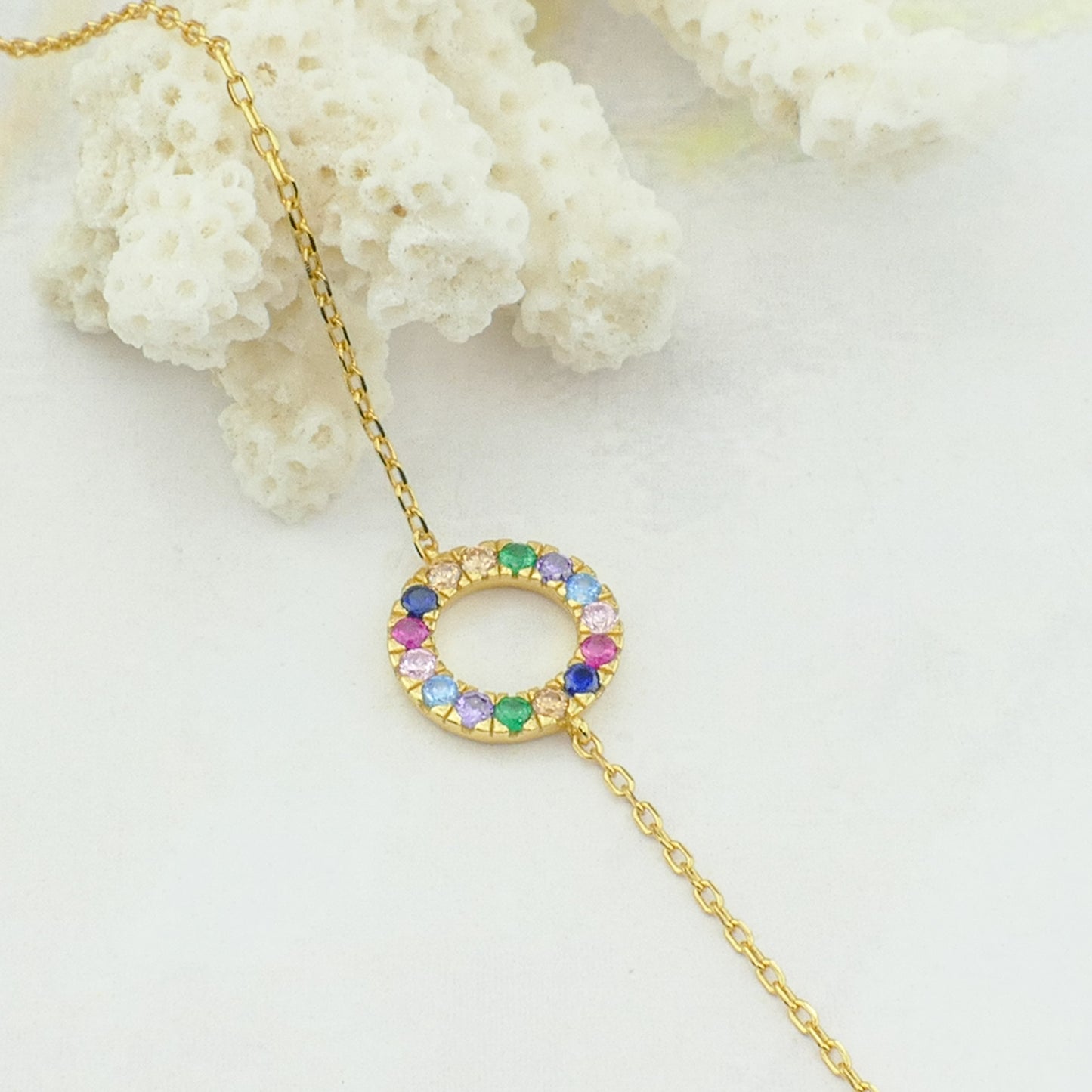 Rainbow Sapphire Bracelet