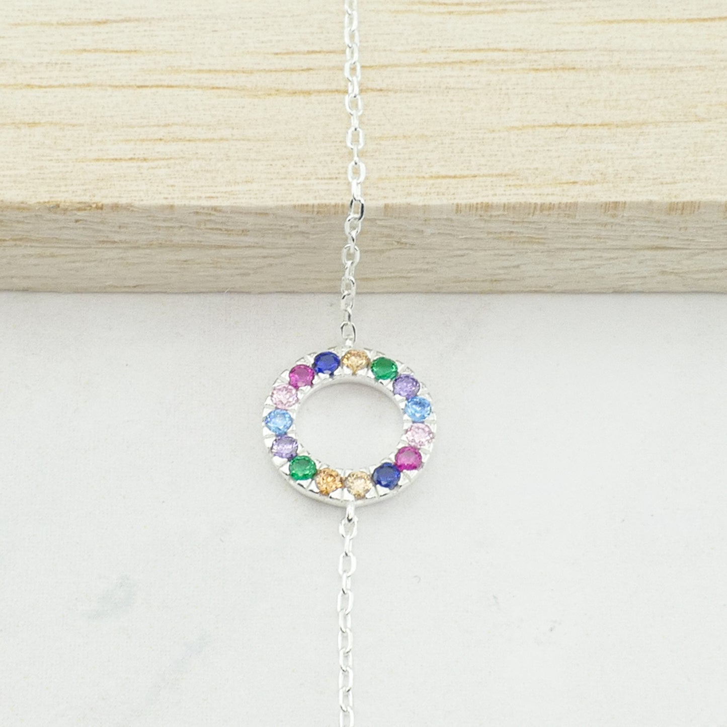 Rainbow Sapphire Bracelet