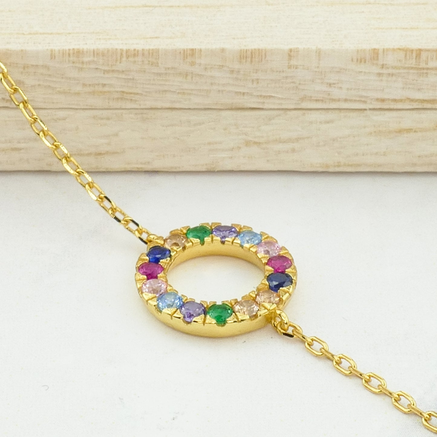 Rainbow Sapphire Bracelet