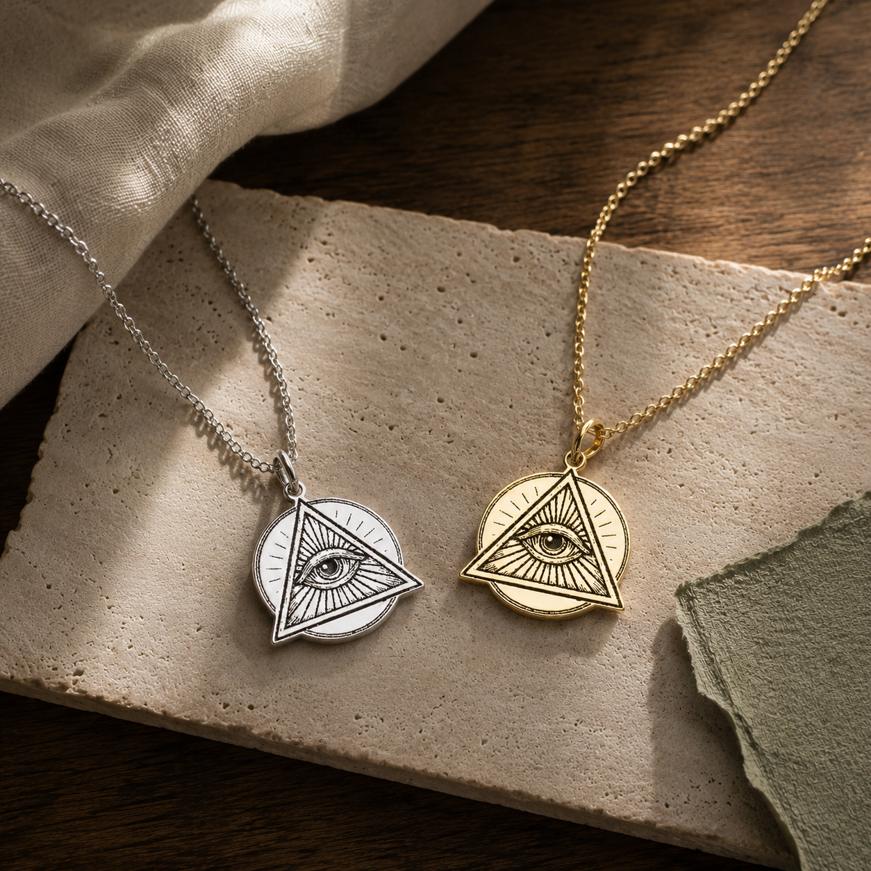 All-Seeing Eye Necklace – Eye of Providence Pendant Pendant