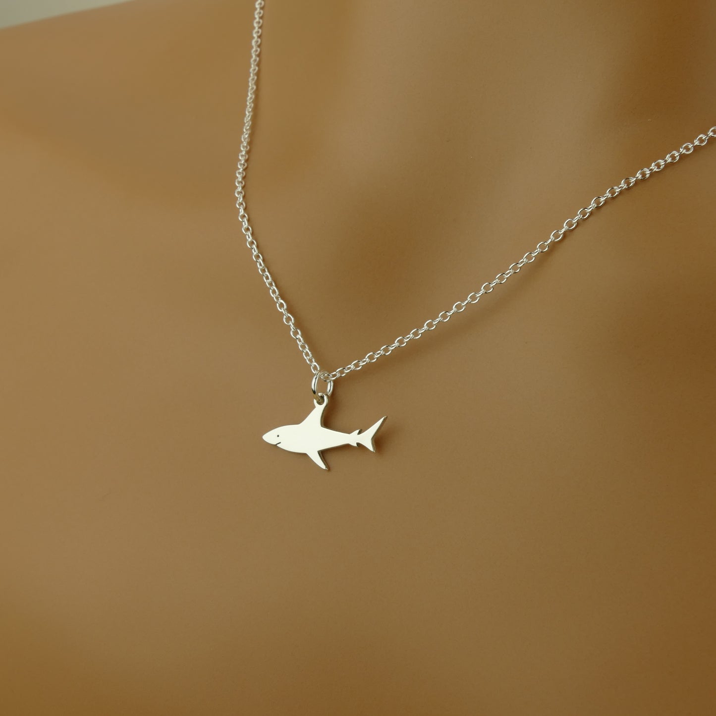 Dainty Shark Necklace – Custom Jewellery by Apsley and Heron