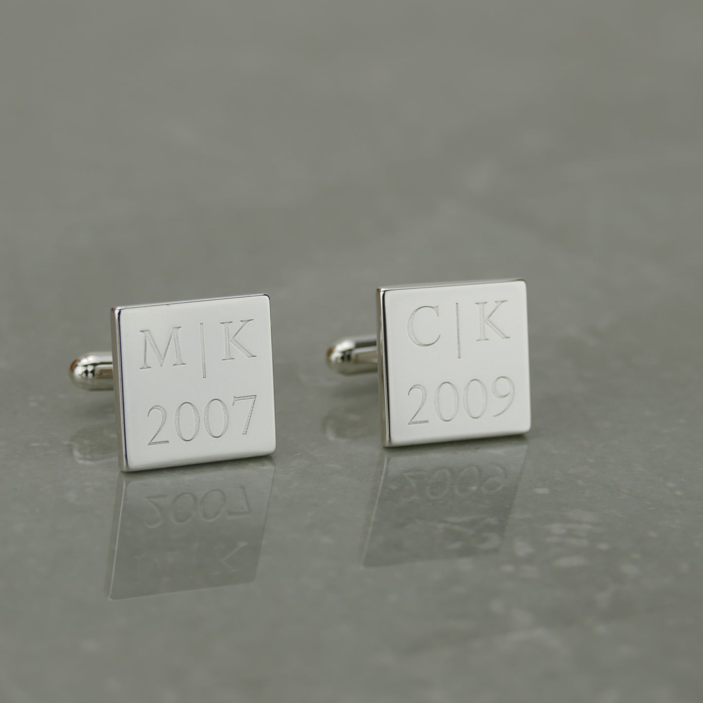 Gift-Ready Custom Sterling Silver Cufflinks
