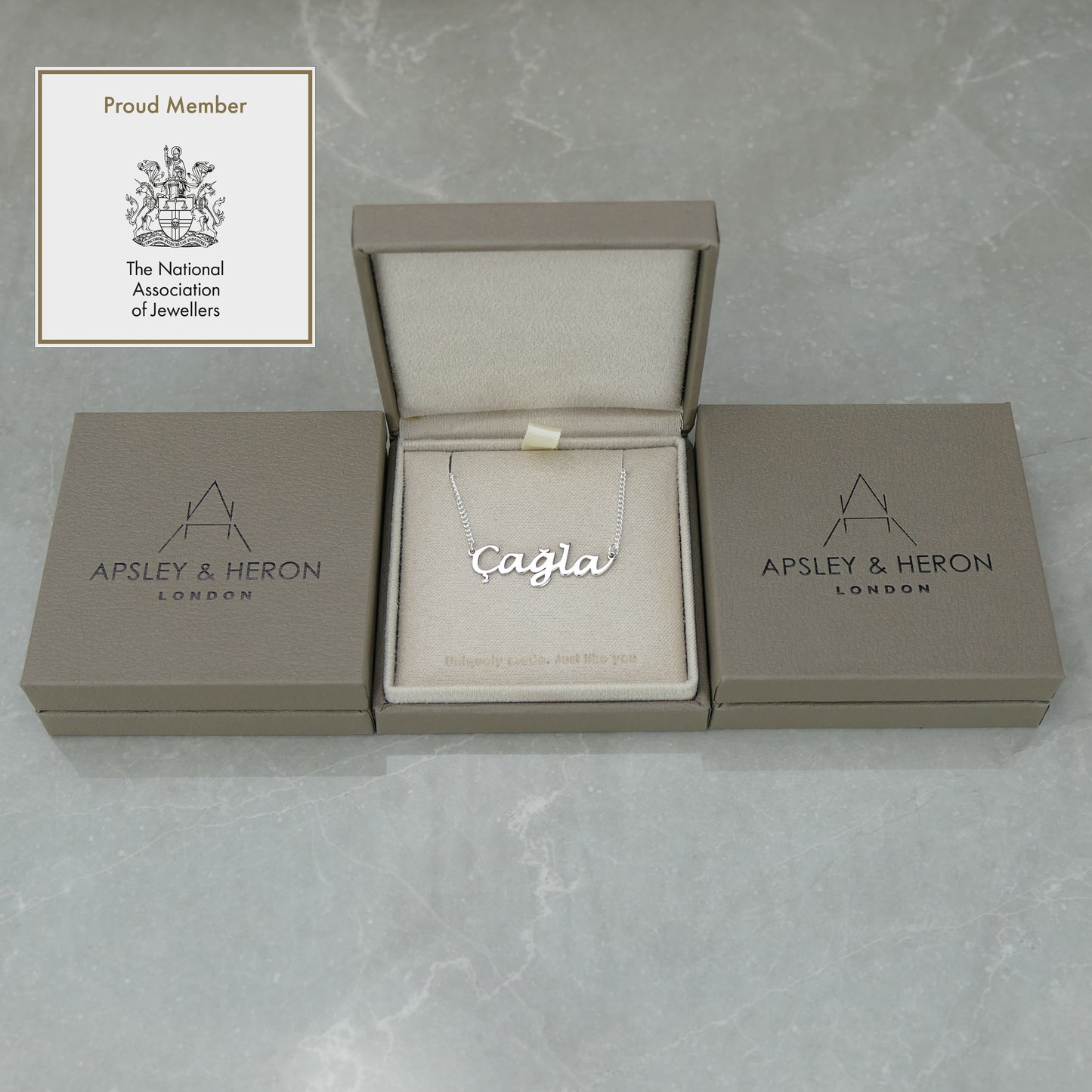 Turkish Name Necklace – Custom Jewellery by Apsley and Heron