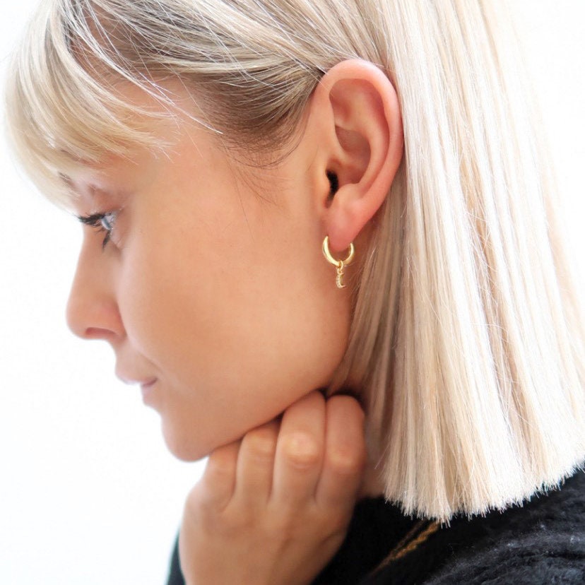 Small Huggie Earrings