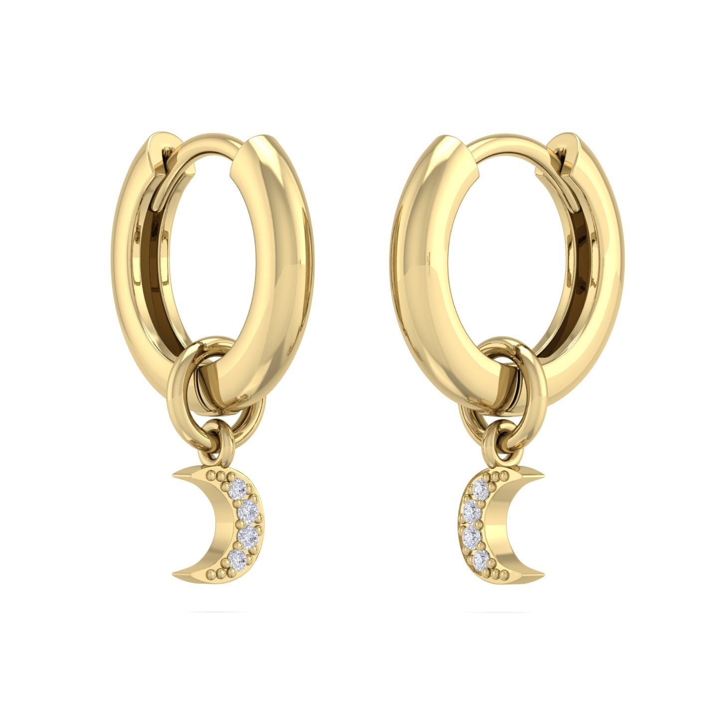 Small Huggie Earrings