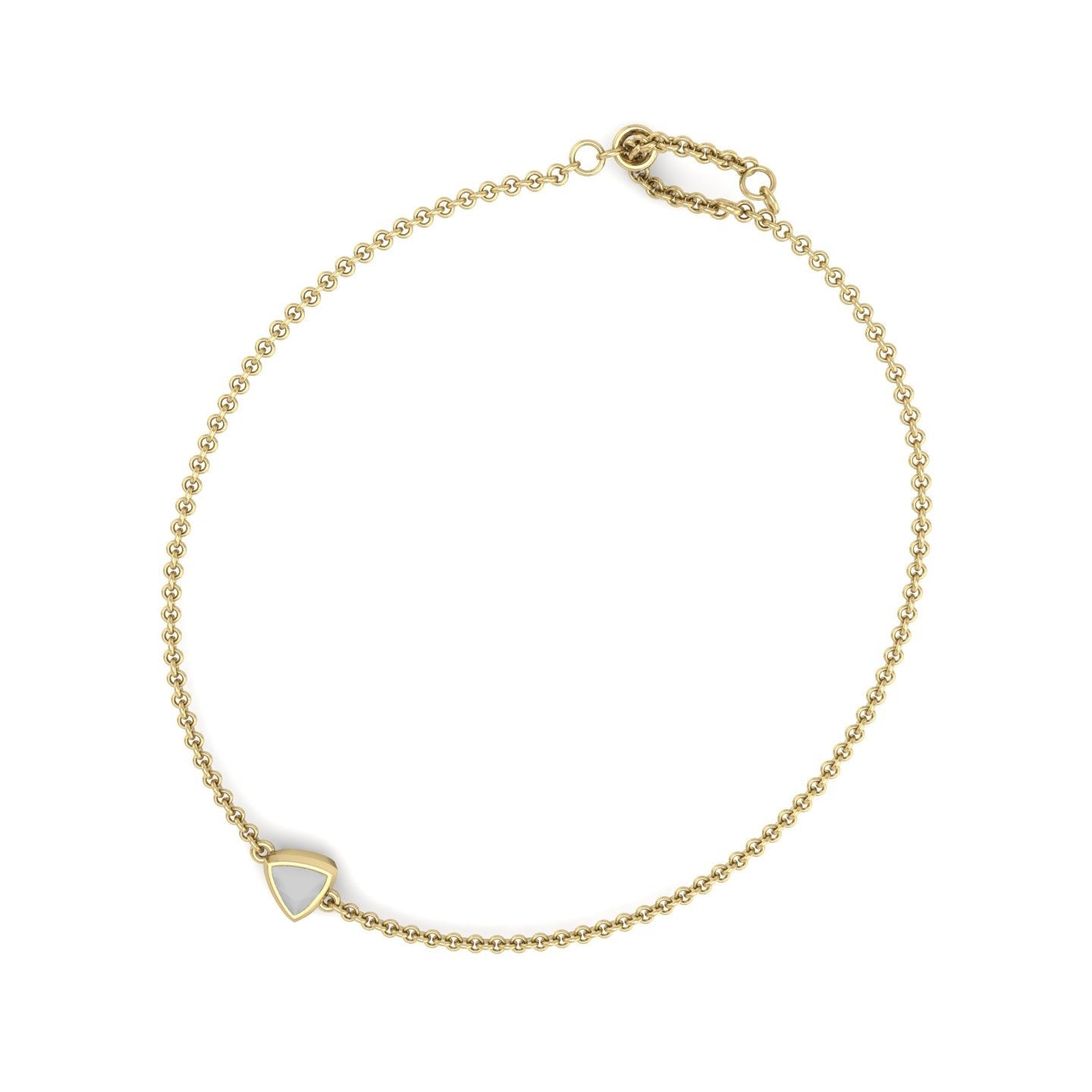 Monaco Rose Quartz Gold Bracelet