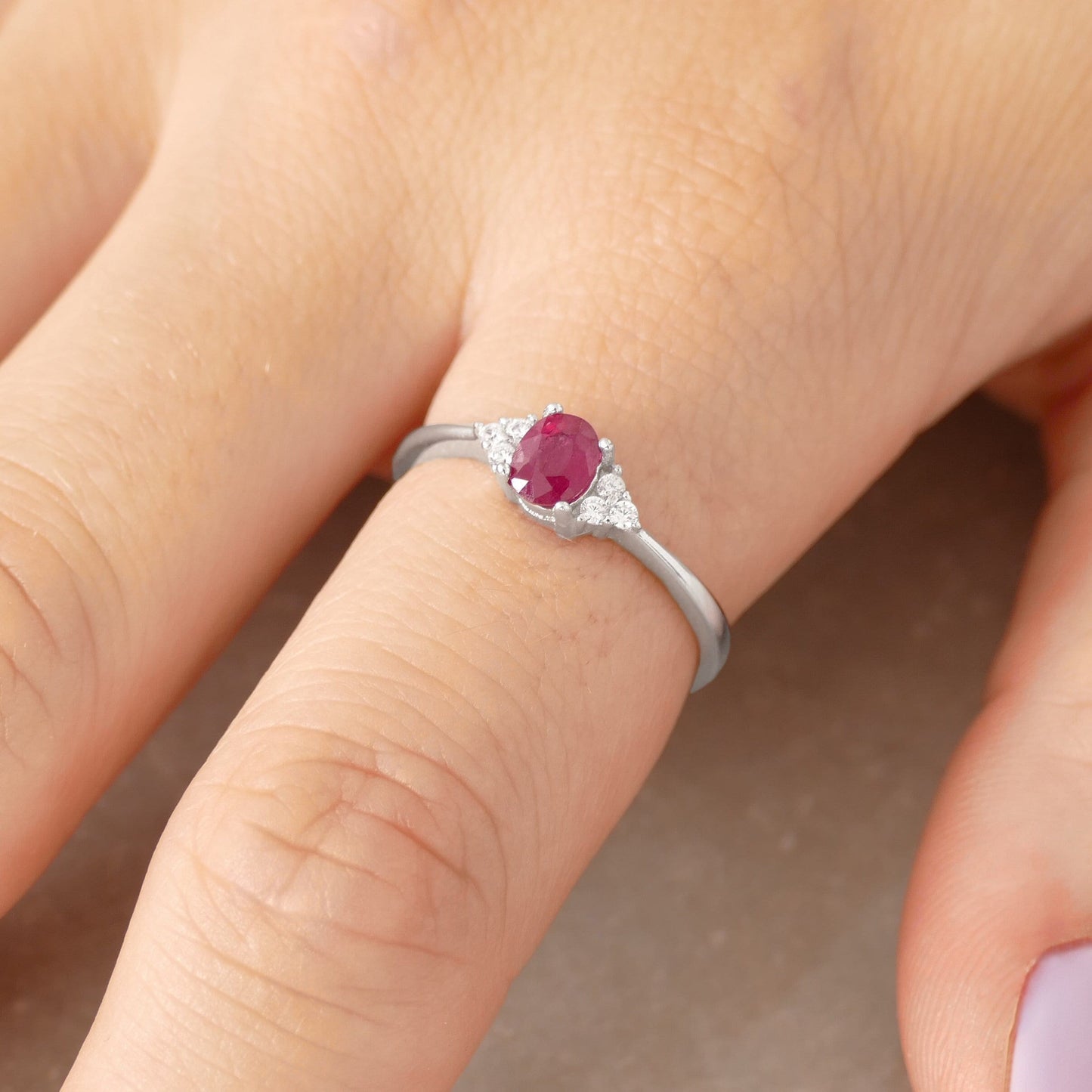 Ruby Cluster Ring