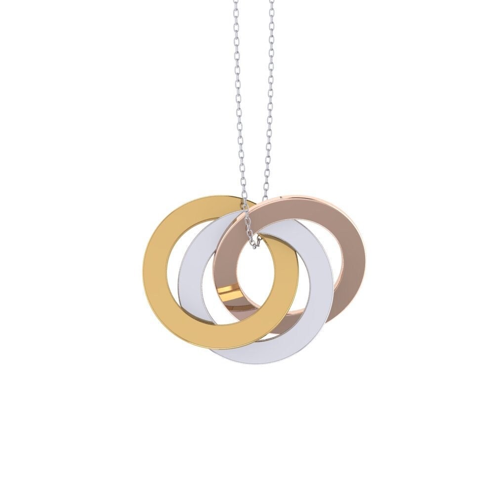 Three Ring Necklace