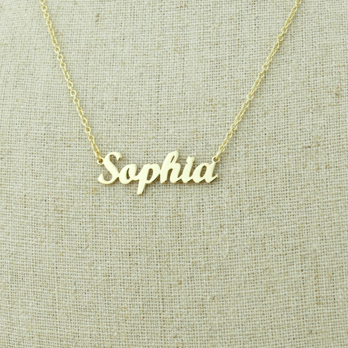 Custom Rose Gold Name Necklace