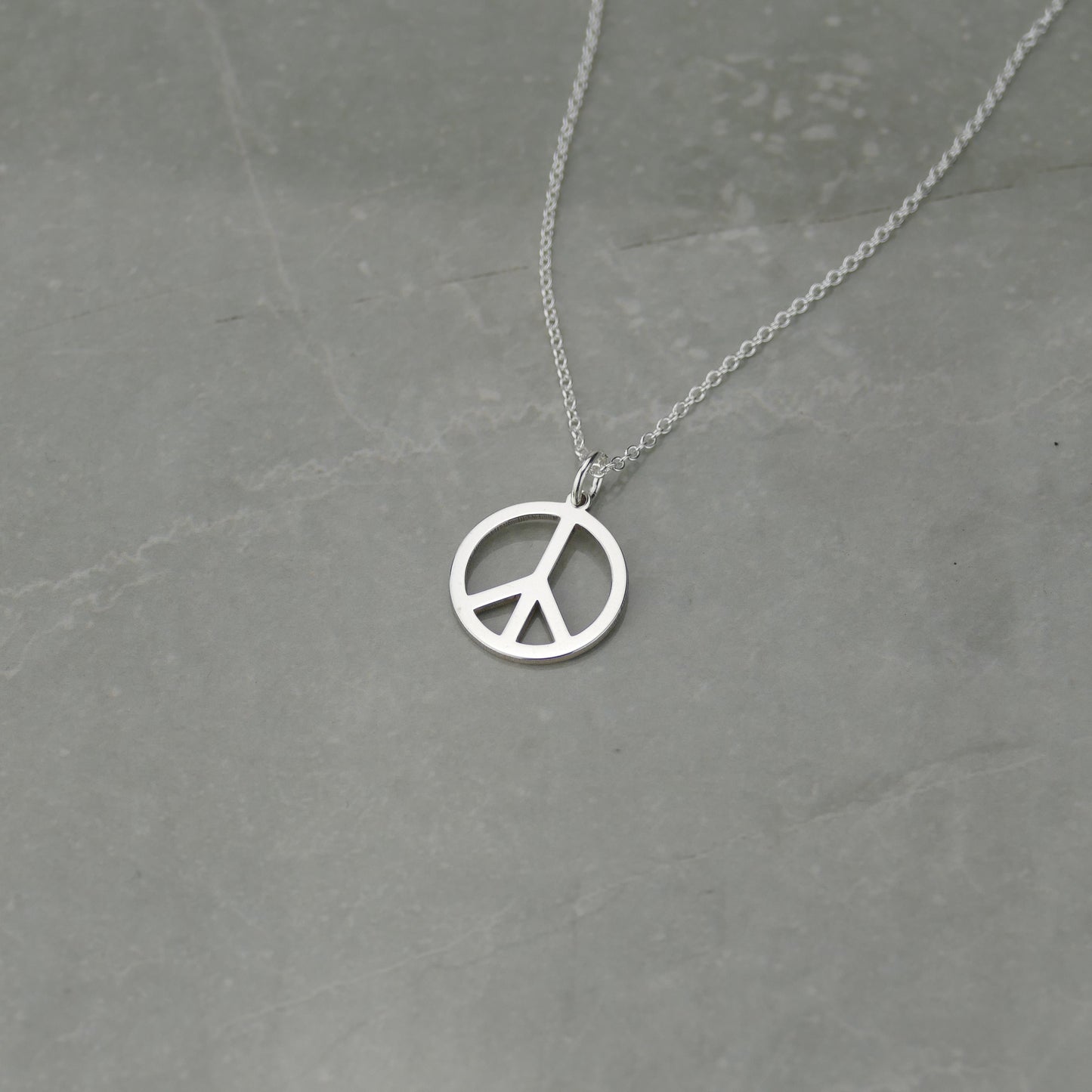 Peace Sign Necklace
