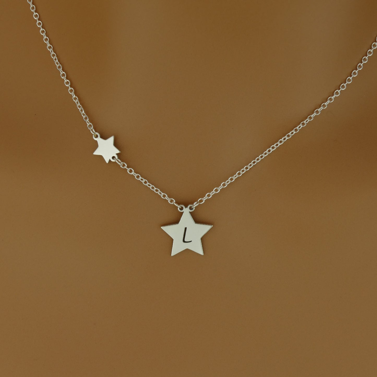 Lucky Star Initial Necklace