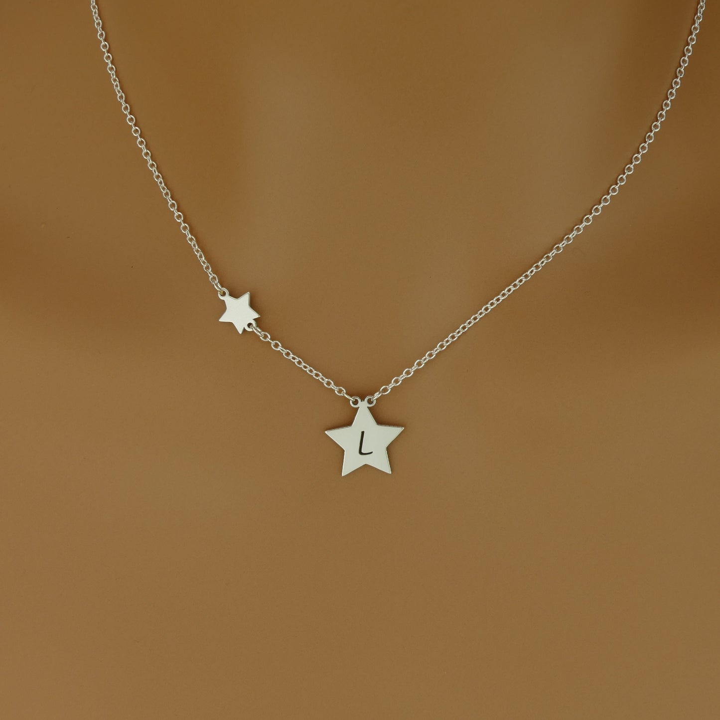 Lucky Star Initial Necklace