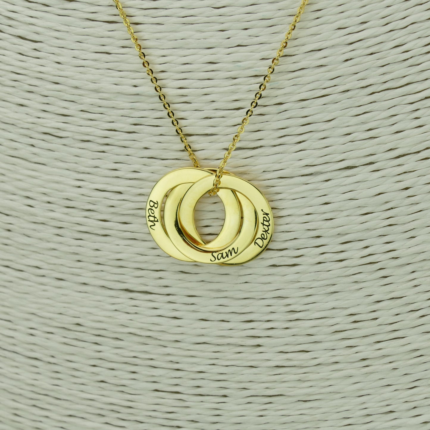 Three Ring Necklace