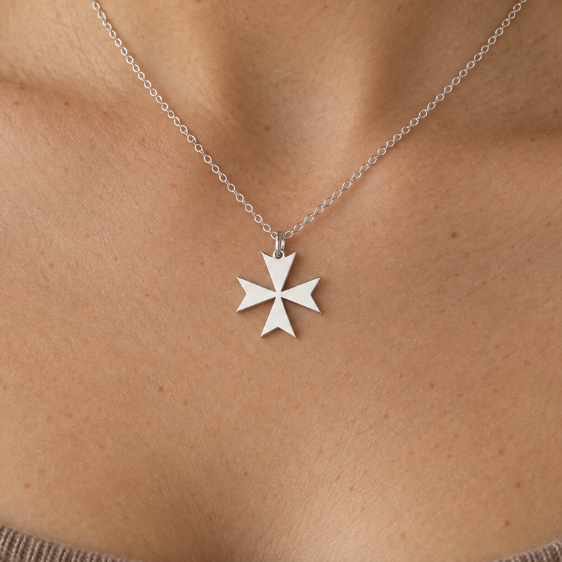 Maltese Cross Necklace