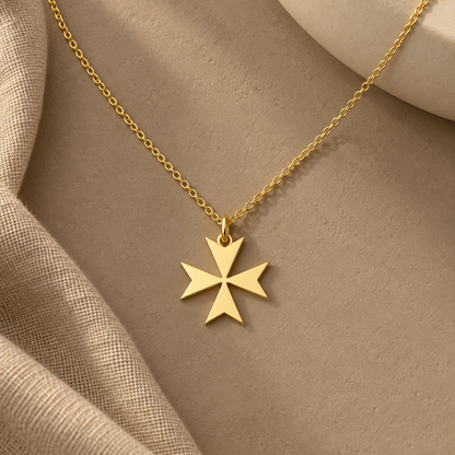 Maltese Cross Necklace