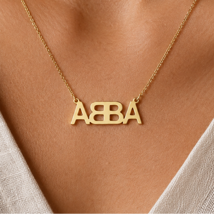 Dainty ABBA Necklace