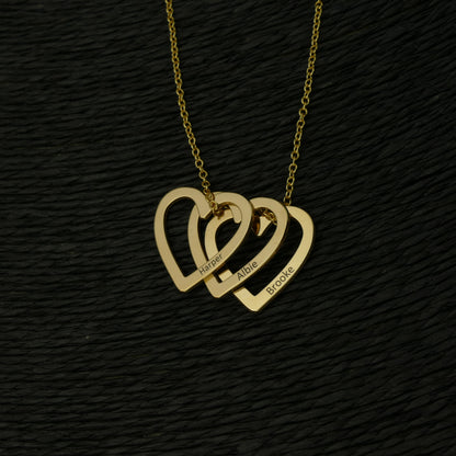Family Heart Name Necklace