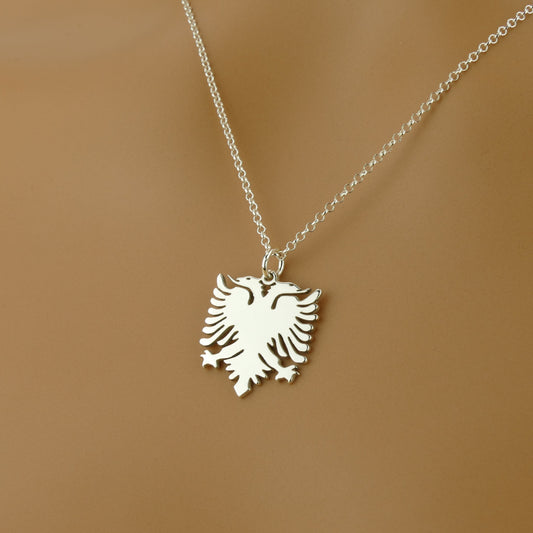 Albanian Eagle Pendant Necklace