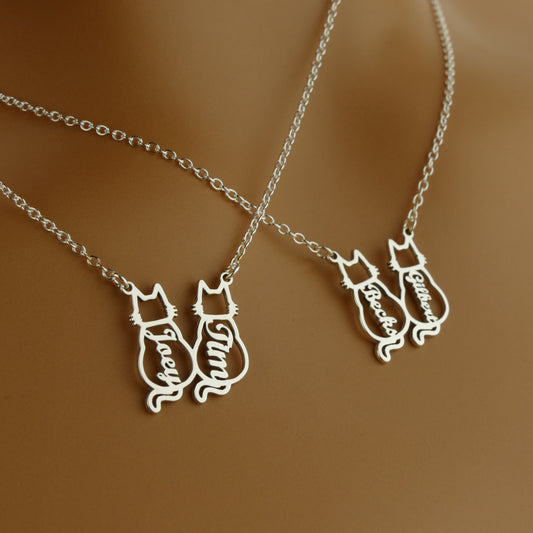 Cat Name Necklace