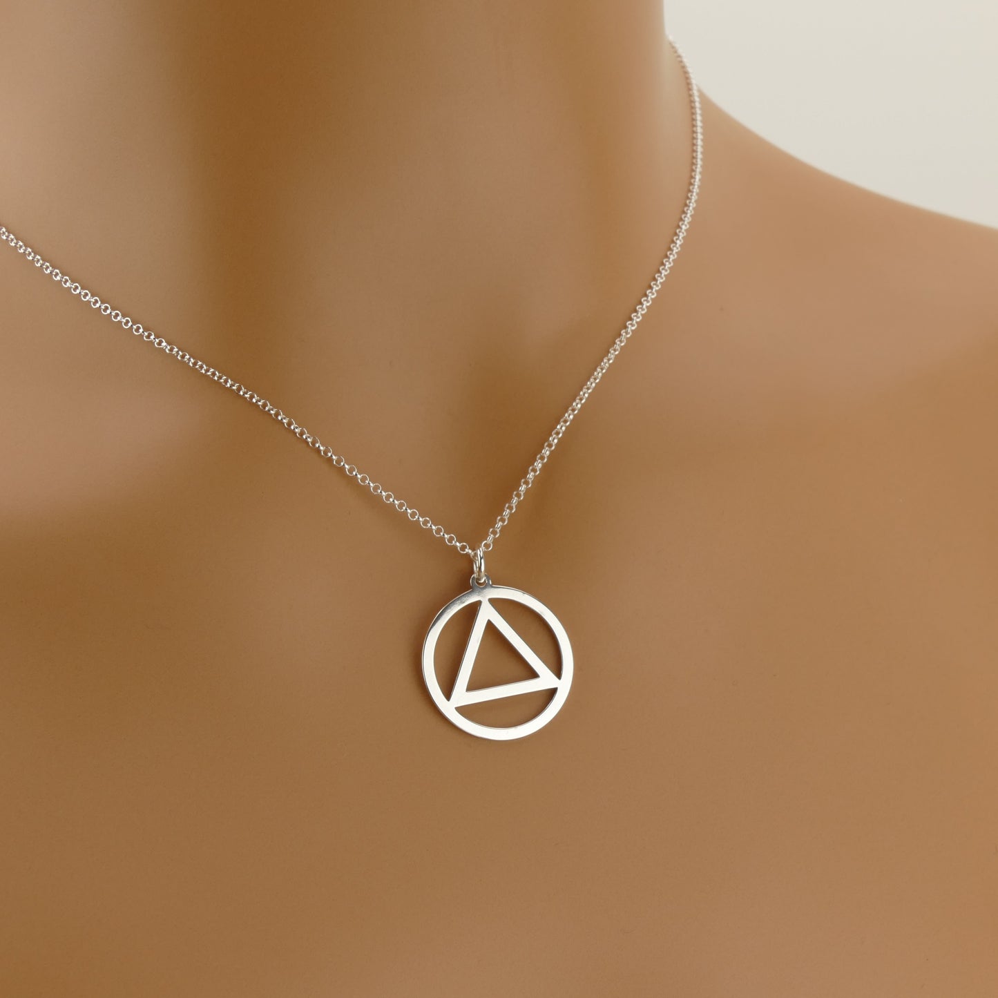 Sobriety Butterfly Necklace – Sterling Silver Symbol Pendant by Apsley and Heron