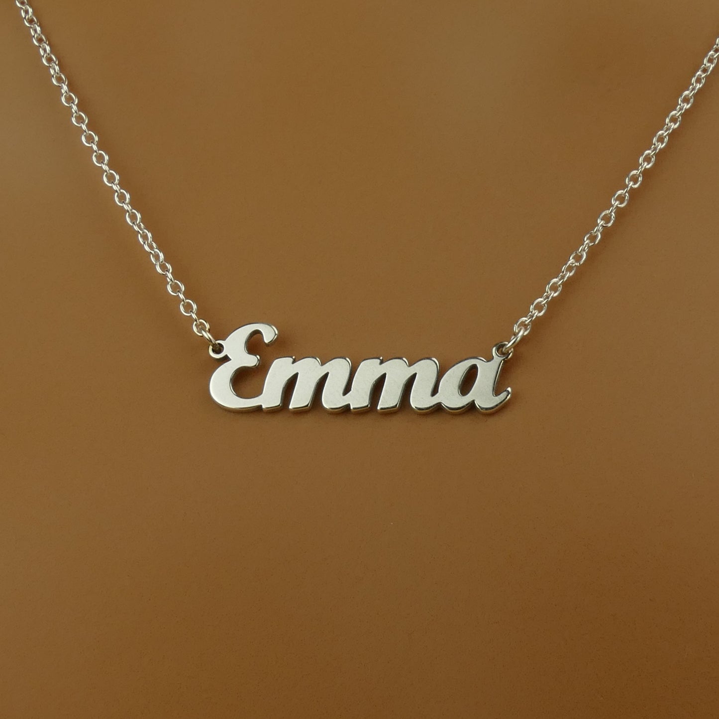 Personalised Sterling Silver Name Necklace – Dainty Custom Jewellery by Apsley and Heron