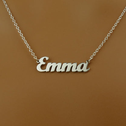 Personalised Sterling Silver Name Necklace – Dainty Custom Jewellery by Apsley and Heron