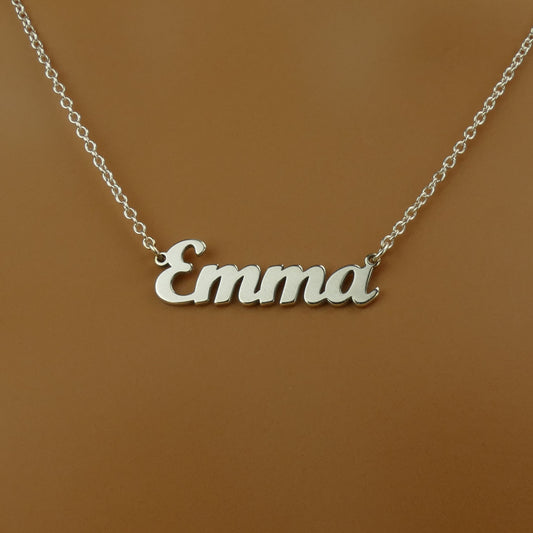 Personalised Sterling Silver Name Necklace – Dainty Custom Jewellery by Apsley and Heron