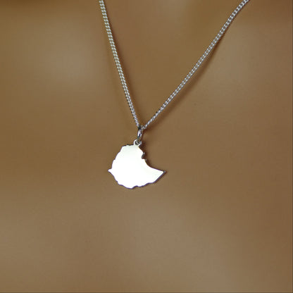 Ethiopia Map Necklace – Habesha Heritage Pendant by Apsley & Heron