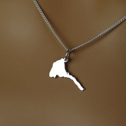 Eritrea Map Necklace – Habesha Heritage Pendant by Apsley & Heron