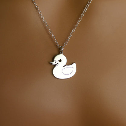 Rubber Duck Necklace – Playful Duck Pendant by Apsley and Heron