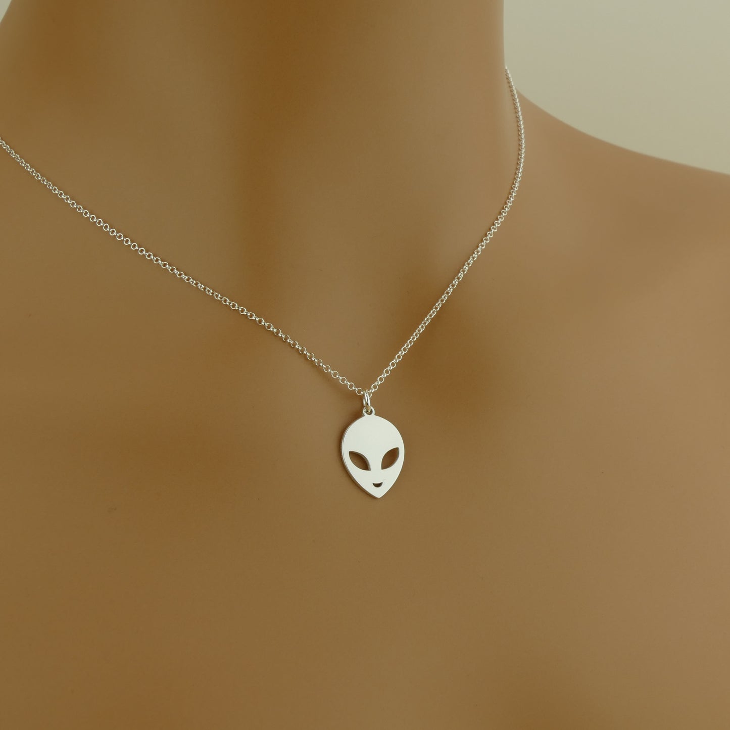 Alien Necklace in Sterling Silver by Apsley and Heron