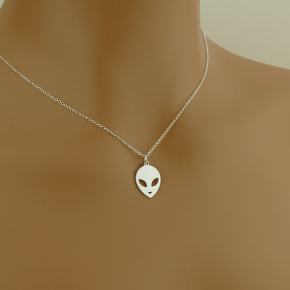 Alien Necklace in Sterling Silver by Apsley and Heron