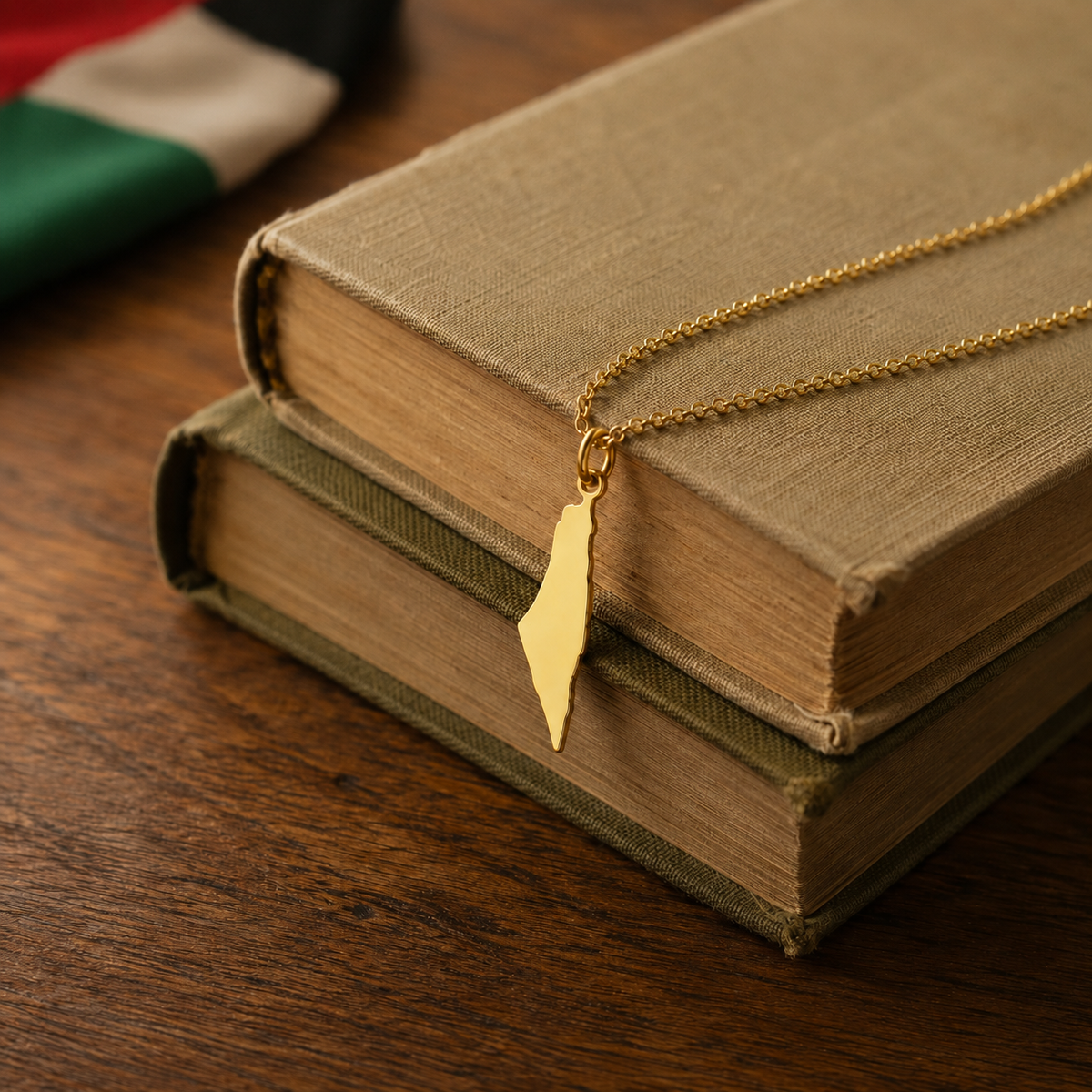 Palestine Map Necklace – Solidarity Pendant by Apsley and Heron