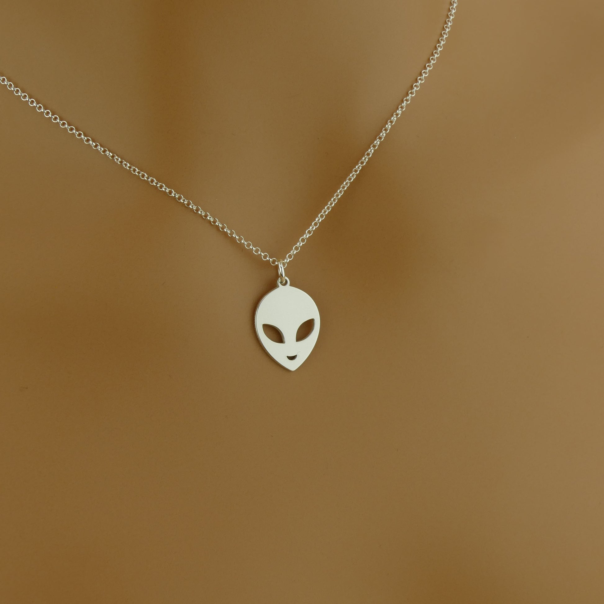 Dainty Alien Necklace for Everyday Wear