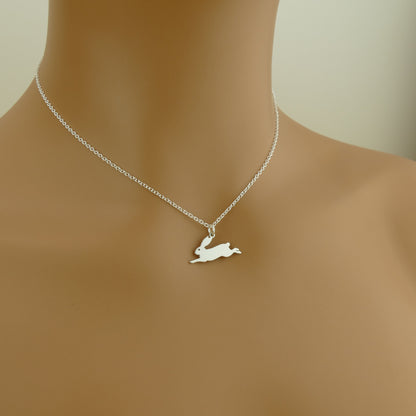 Dainty Bunny Charm Necklace with Elegant Design