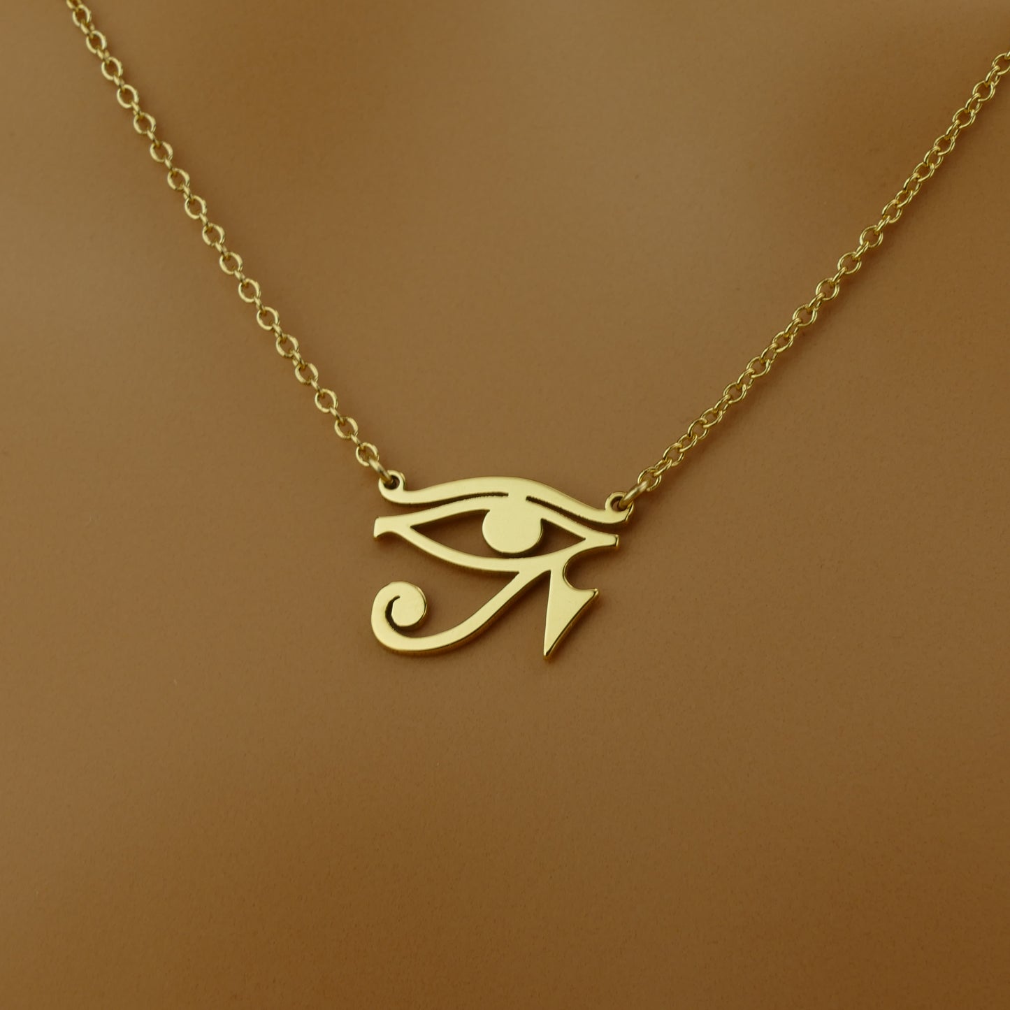 Eye of Ra Necklace with 18ct Gold Plating