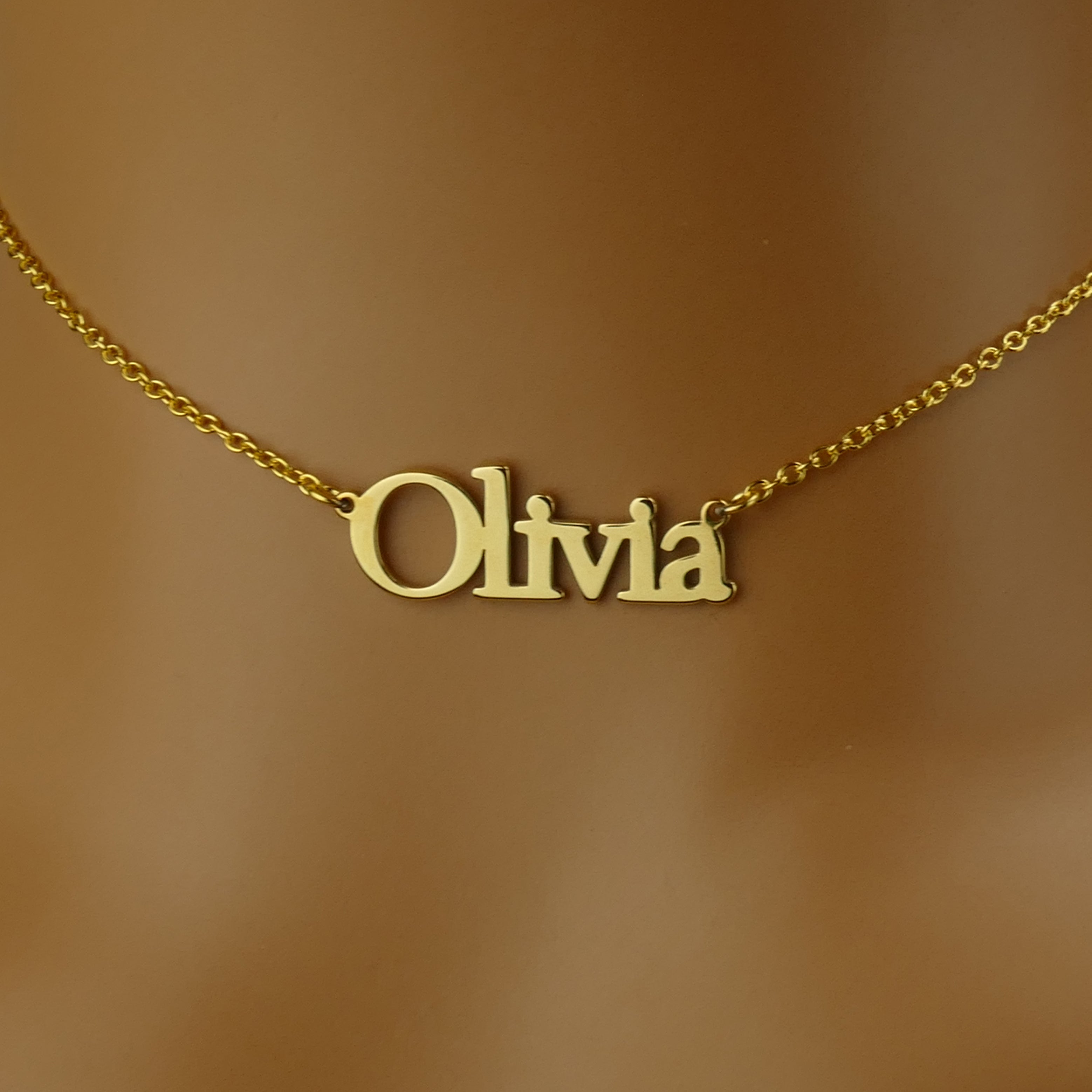Chain With Personalized Name Necklace Silver Personalized Gifts