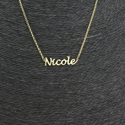 Handcrafted Personalised Name Necklace from London Workshop