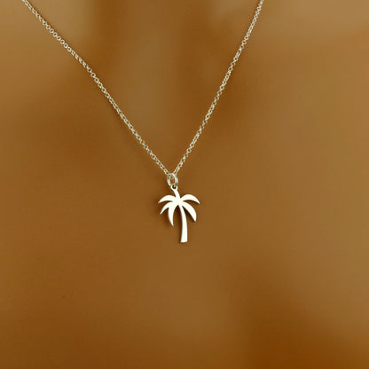 Apsley and Heron Palm Tree Necklace in Gift-Ready
