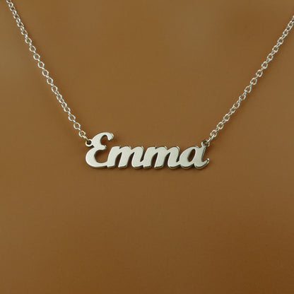 Personalised Sterling Silver Name Necklace by Apsley and Heron