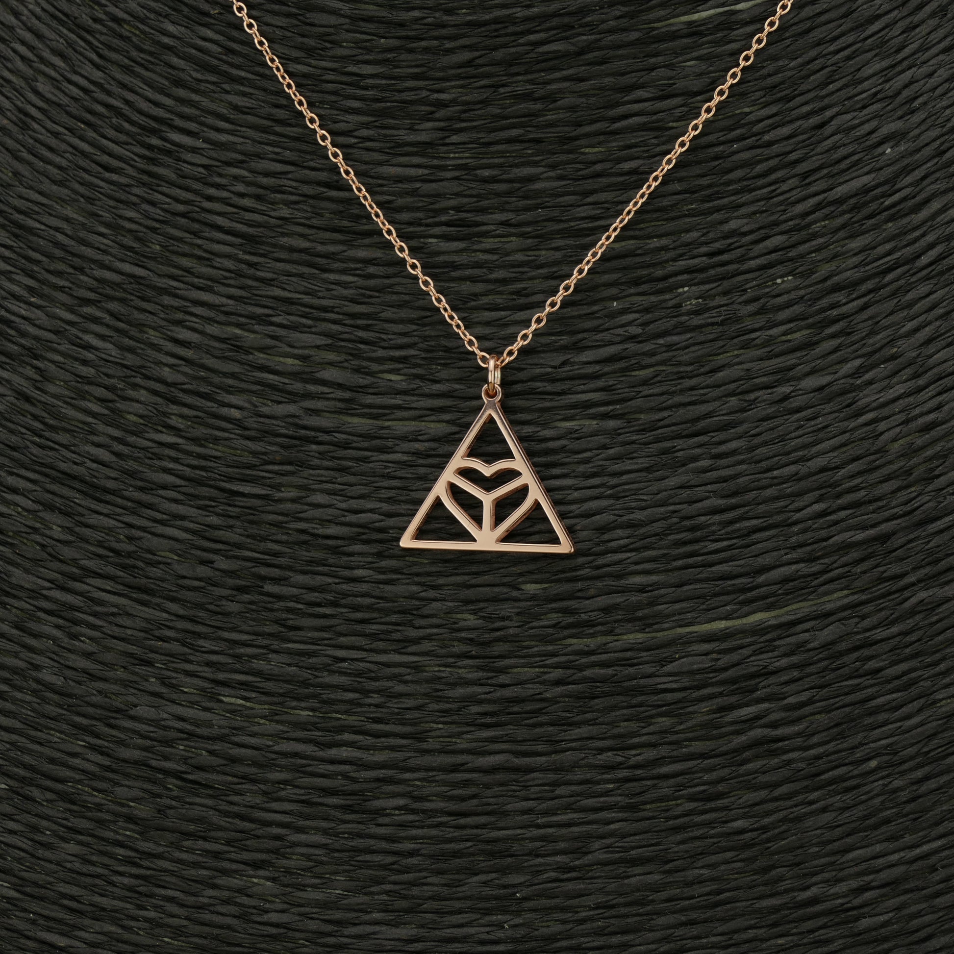 Custom Logo Necklace in 18ct Rose Gold